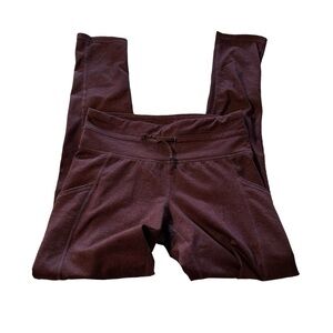 Old Navy Girls XL maroon leggings